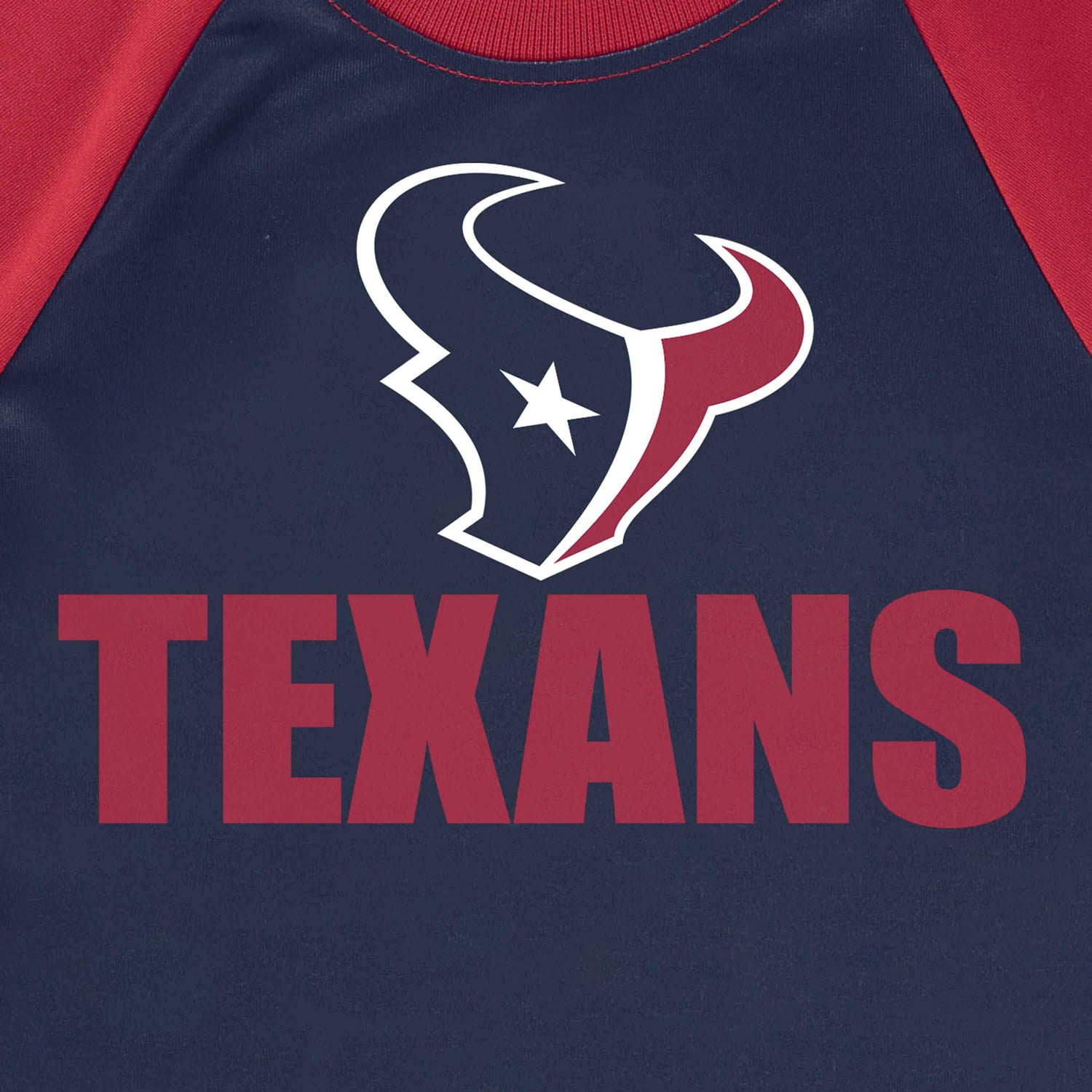 NFL Houston Texans Boys Long Sleeve Tee Shirt - 12mo