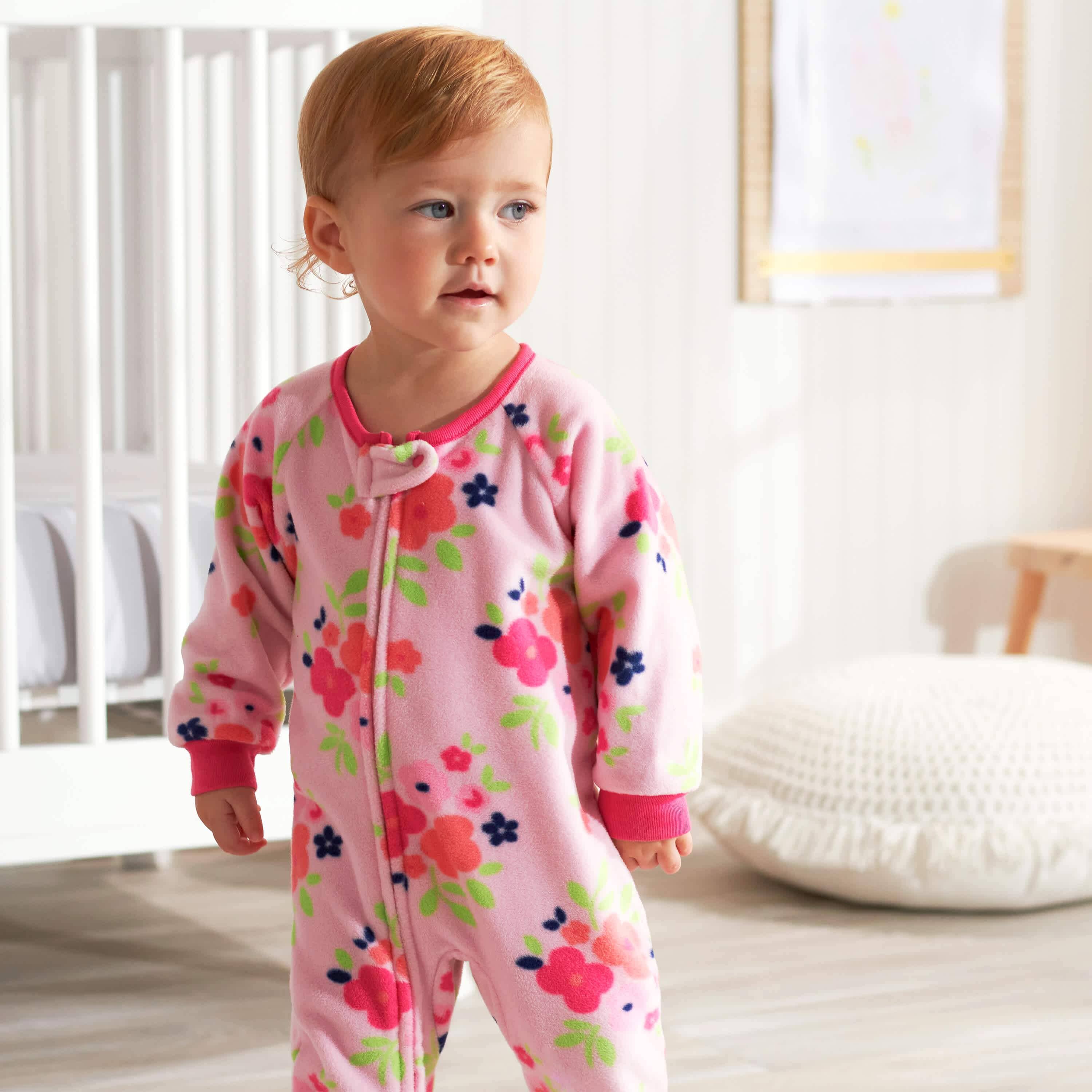 2-Pack Baby & Toddler Girls Floral Fleece Pajamas – Gerber Childrenswear