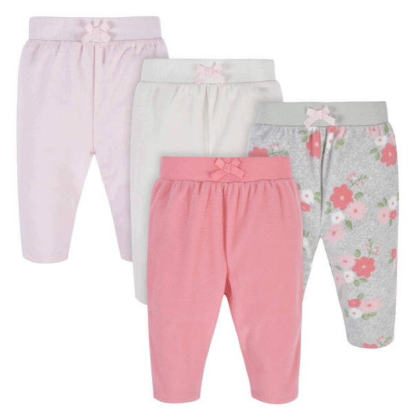 Luvable Friends Cotton Training Pants, 4-Pack, Floral  Baby and Toddler  Clothes, Accessories and Essentials