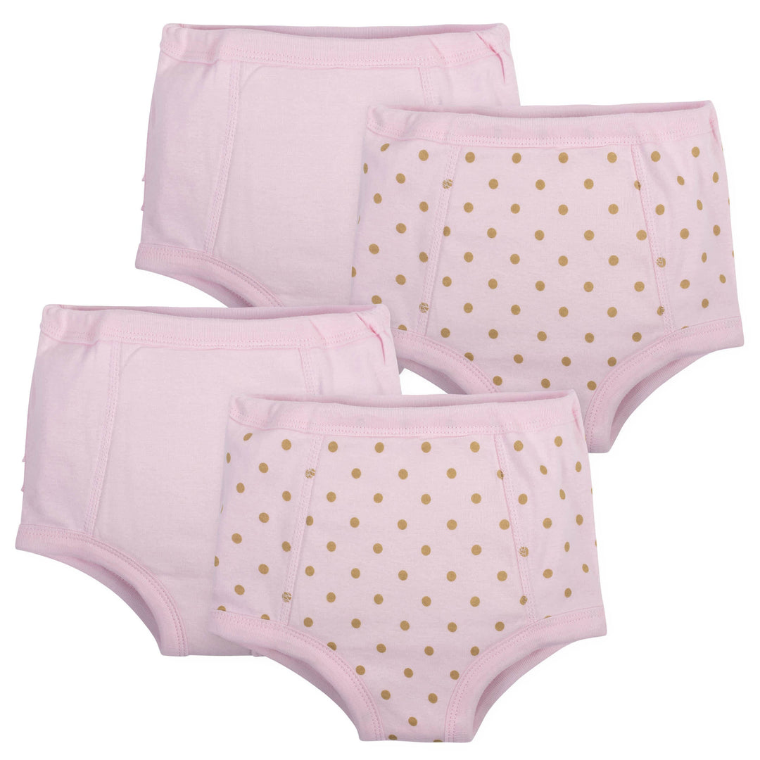 4-Pack Toddler Girls Polka Dot Training Pants – Gerber Childrenswear