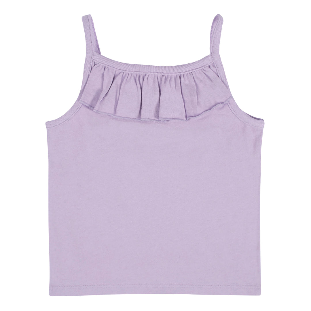2-Pack Infant & Toddler Childrenswear Purple Sleeveless Gerber – Girls Tops Pink 