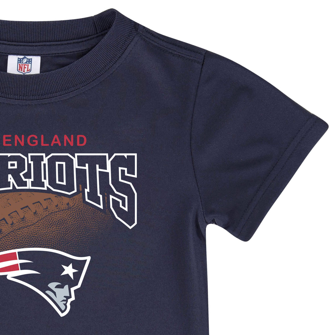 New England Patriots Toddler Boys Tee Shirt-Gerber Childrenswear