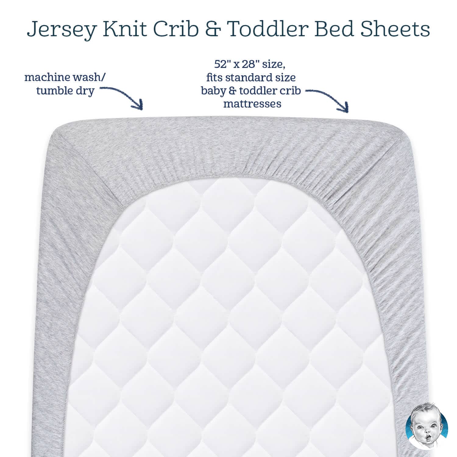 Boys Space Fitted Crib Sheet – Gerber Childrenswear