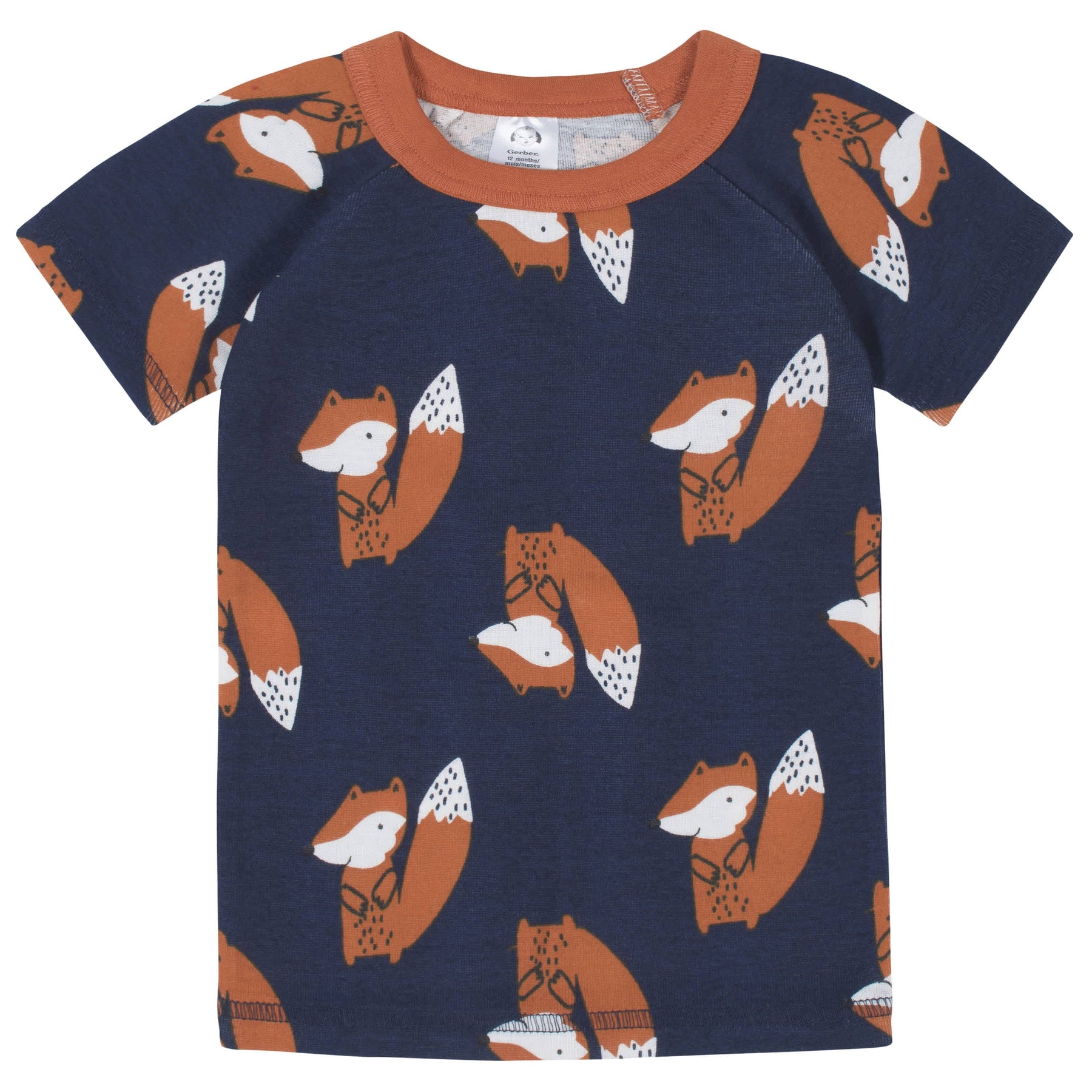 4-Piece Infant & Toddler Boys Fox Snug Fit Cotton Pajamas – Gerber ...