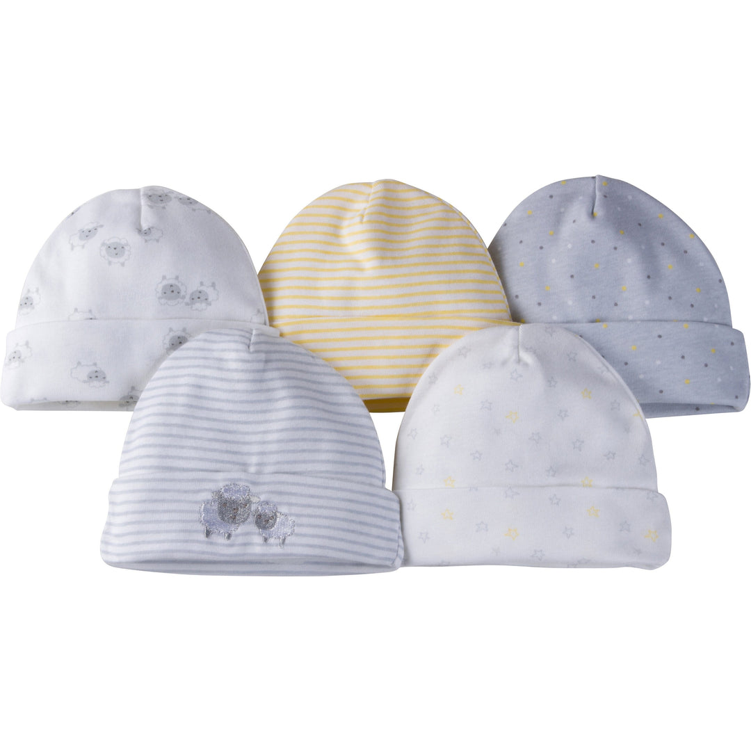 Gerber Baby 5 Piece Cap Set-Gerber Childrenswear