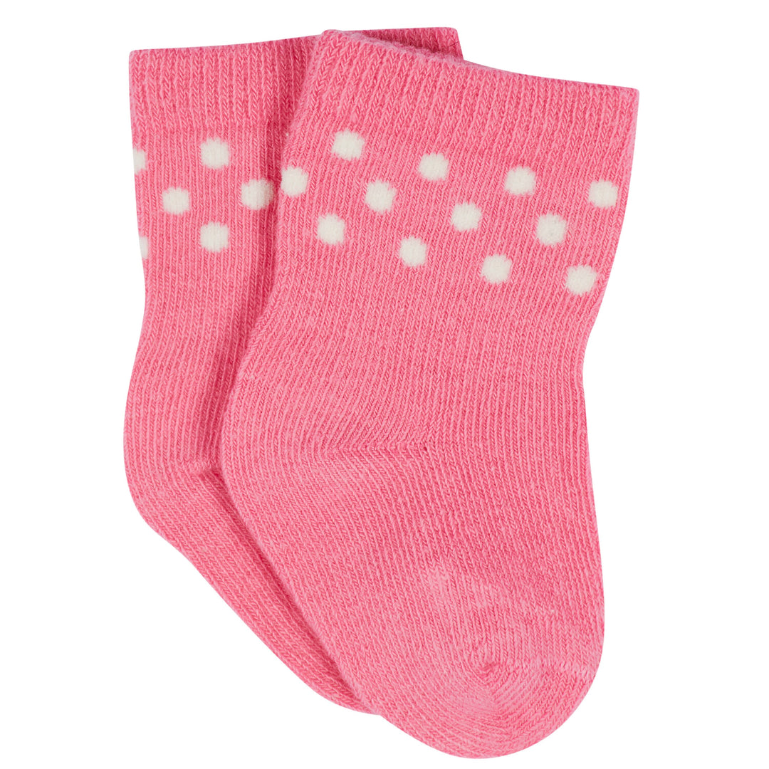 12-Pack Baby & Toddler Childrenswear Jersey Sock – Girls Fox Crew Proof® Wiggle Gerber Floral