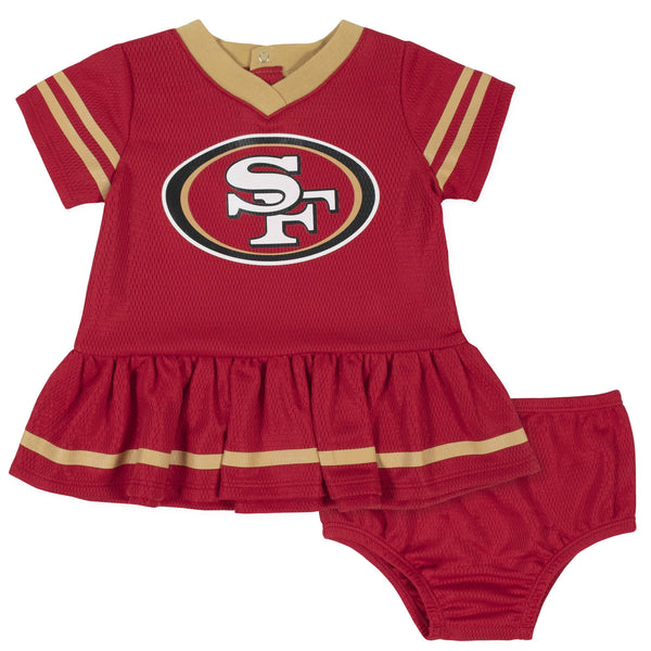 San Francisco 49ers Jersey Style Bodysuit