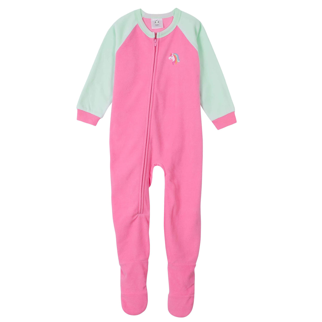 Gerber® 4-Pack Toddler Girls Cupcakes & Unicorns Fleece Pajamas-Gerber Childrenswear