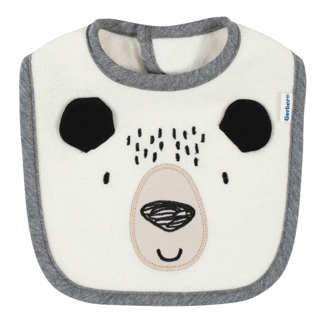 4-Pack Baby Boys Bear Bibs-Gerber Childrenswear