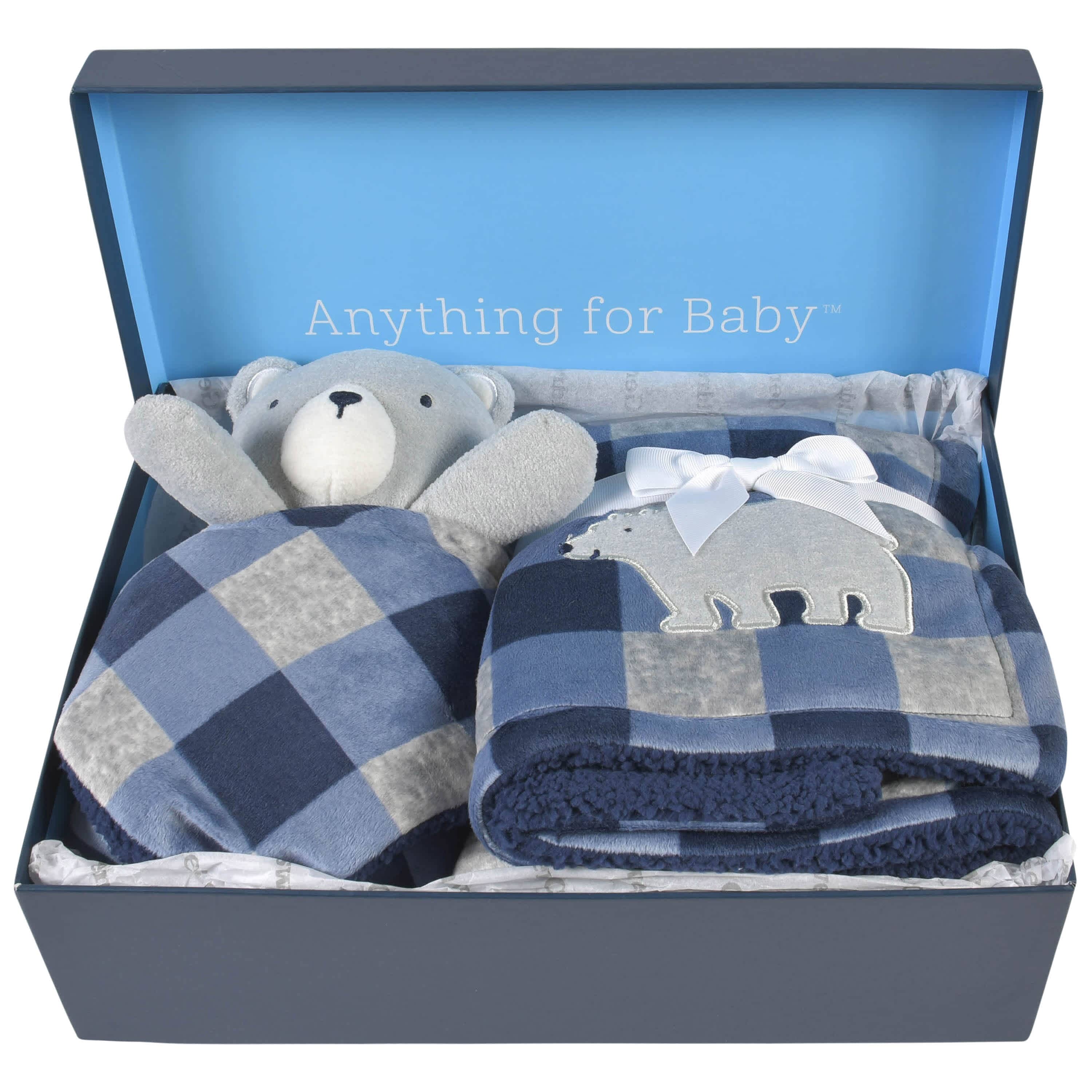 Blanket and discount teddy bear set