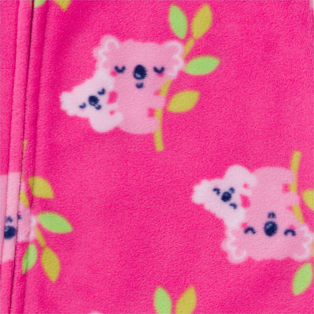 2-Pack Baby & Toddler Girls Koala Fleece Pajamas – Gerber