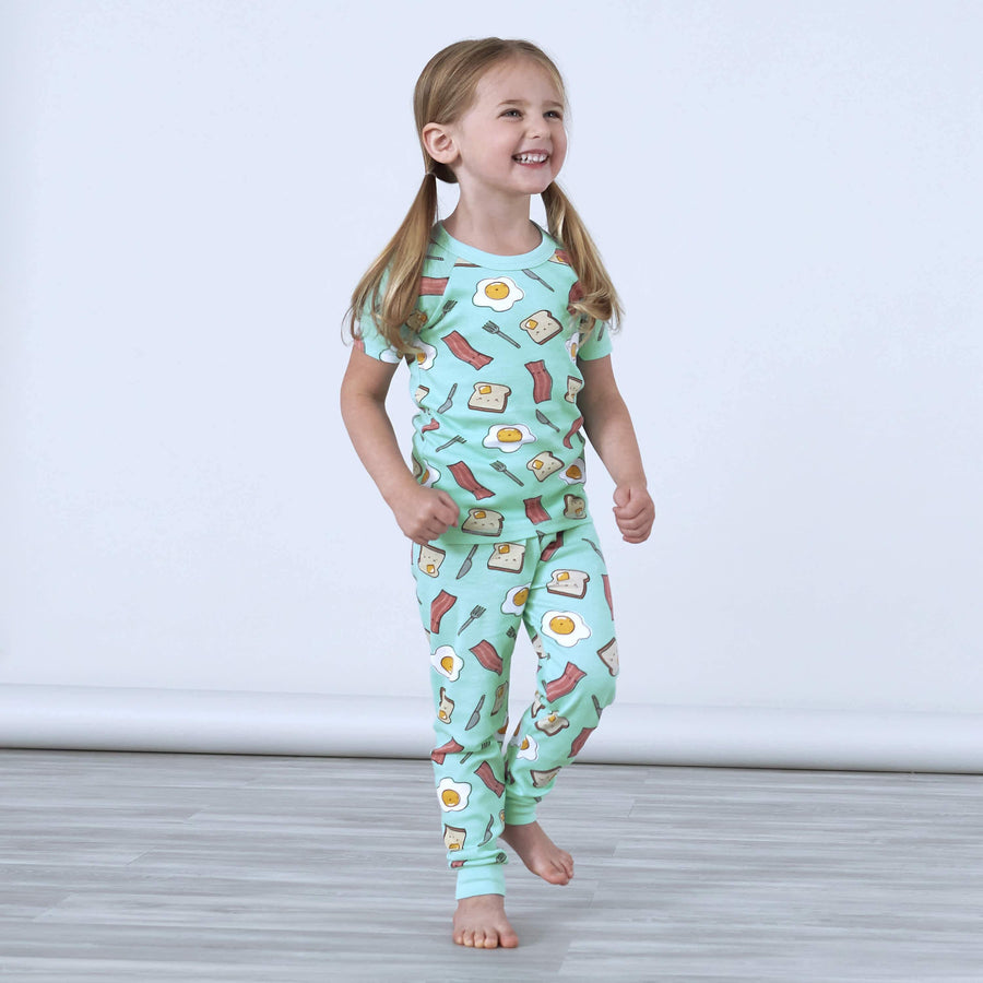 4-Piece Baby & Toddler Breakfast Snug Fit Cotton Pajamas – Gerber ...