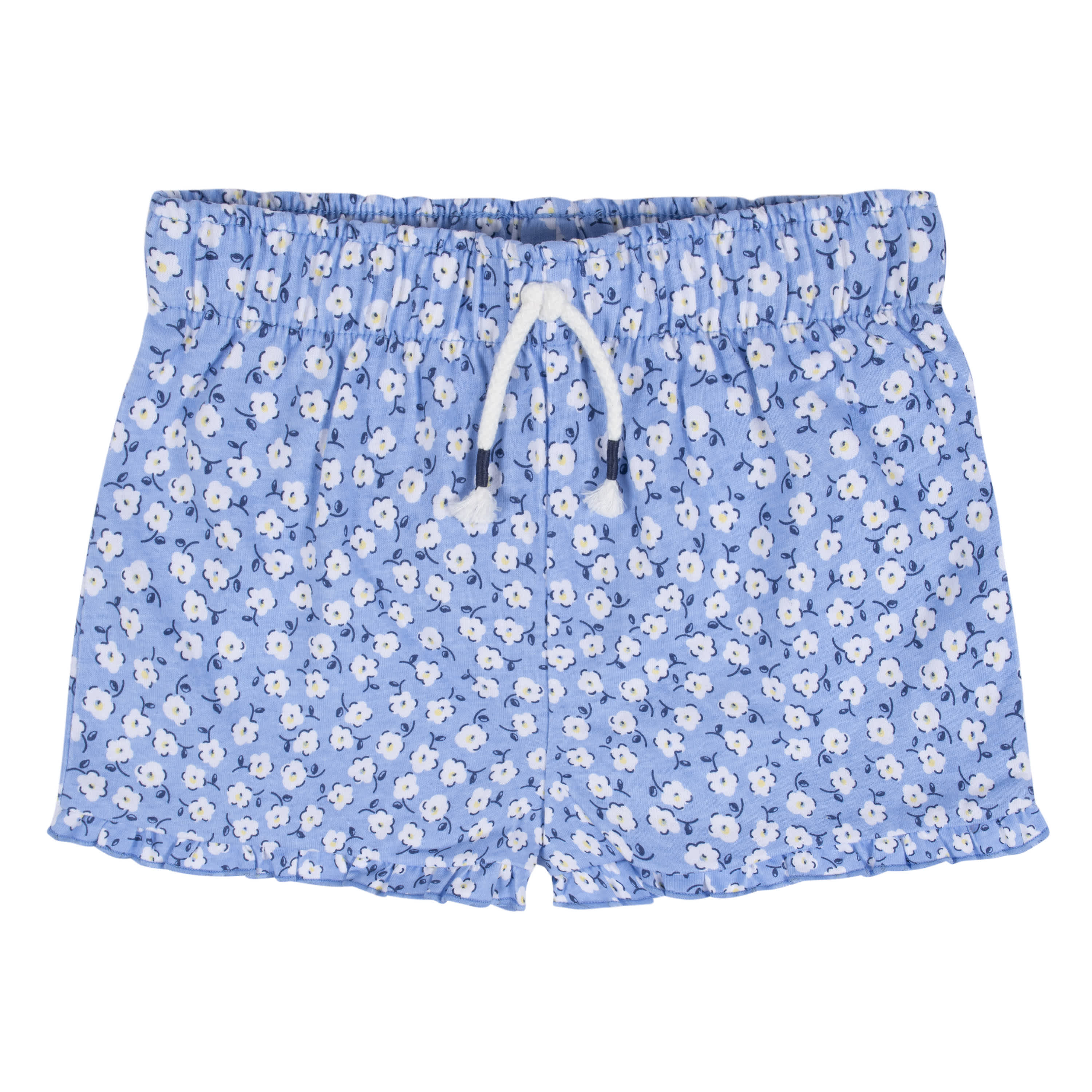 Douuod Kids cotton floral-print shorts - Neutrals