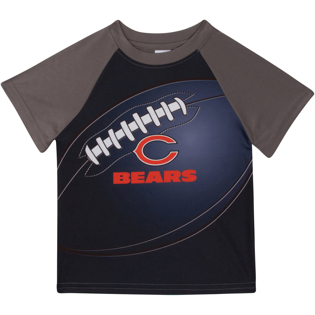 Chicago Bears Boys Short Sleeve Tee Shirt-Gerber Childrenswear