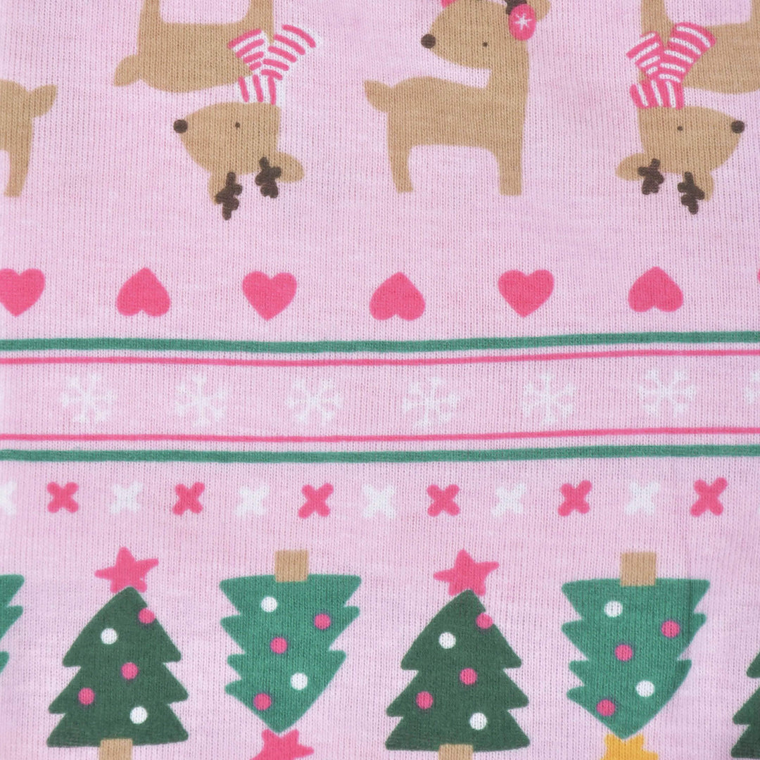 Pink Christmas Pajamas - 2 Piece Set