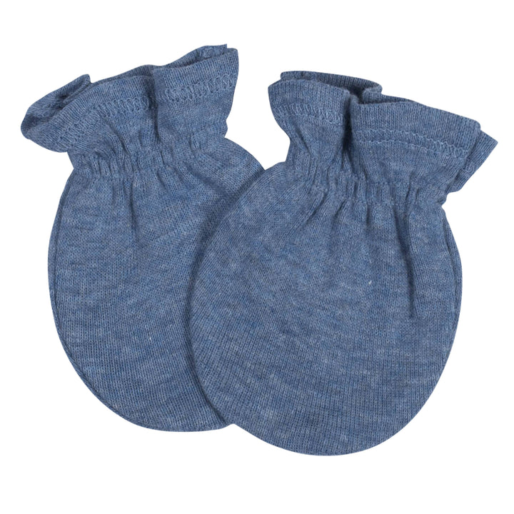 3-Pack Baby Boys Raccoon No Scratch Mittens-Gerber Childrenswear