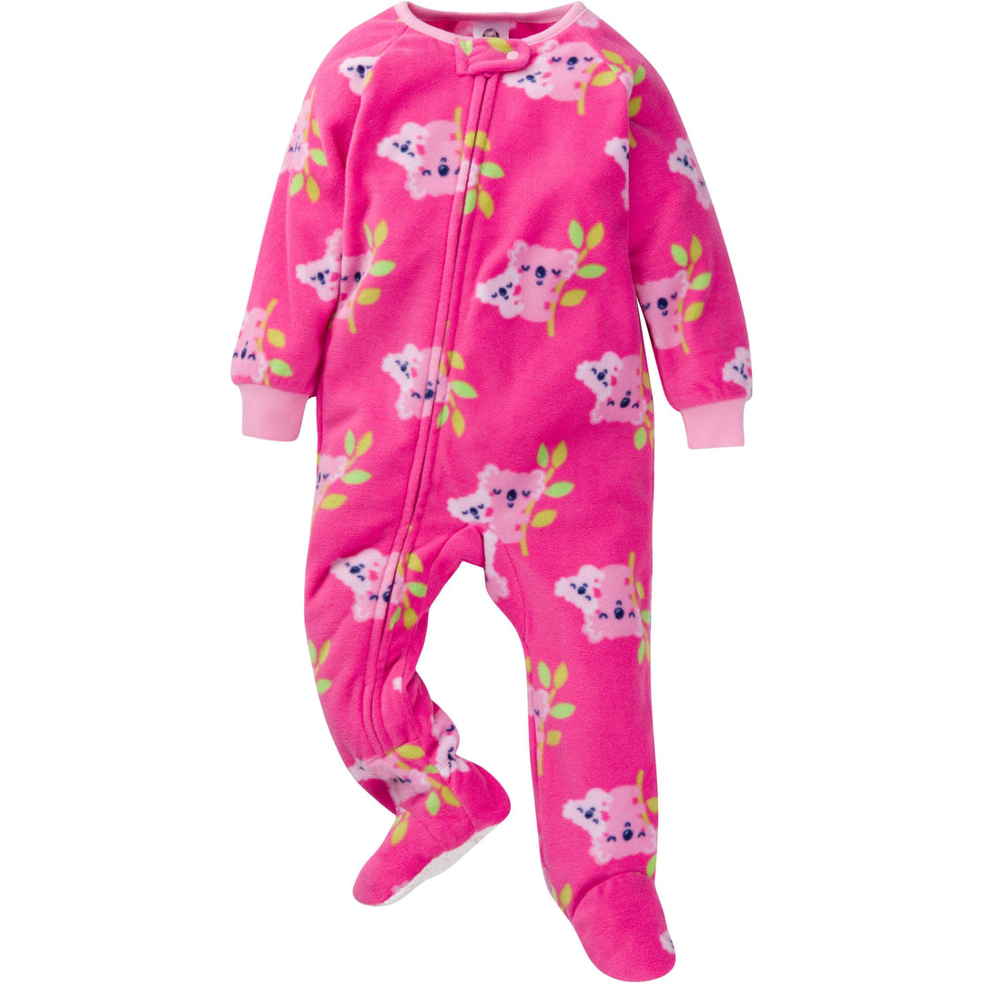 Baby Girls Rainbow Fleece Pajamas – Gerber Childrenswear