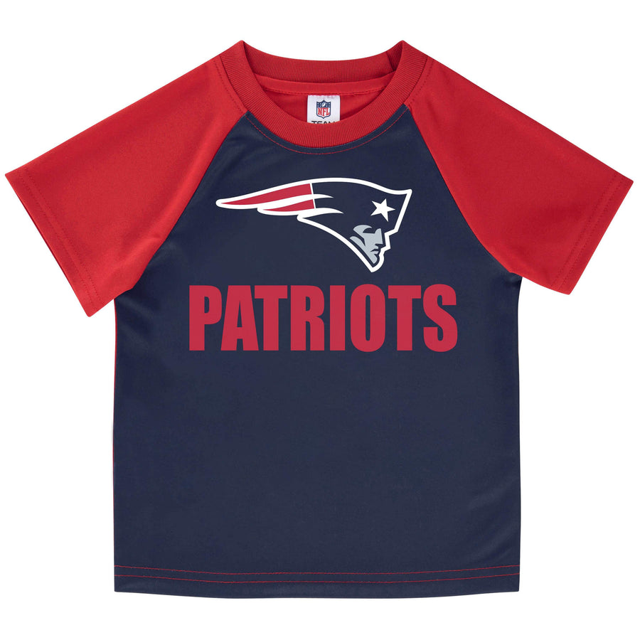 New England Patriots Baby Boys Short Sleeve Tee Shirt-Gerber Childrenswear