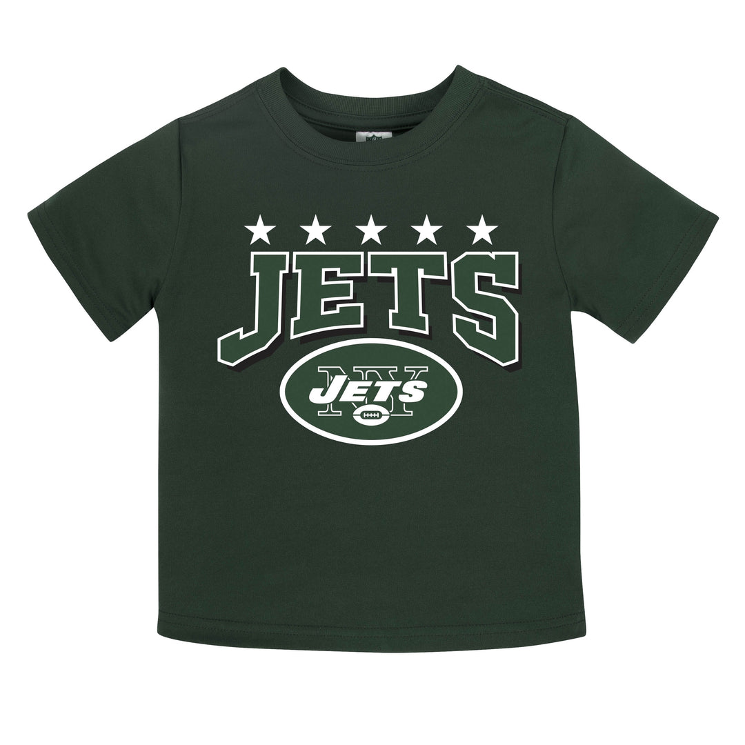 New York Jets Boys Short Sleeve Tee Shirt-Gerber Childrenswear