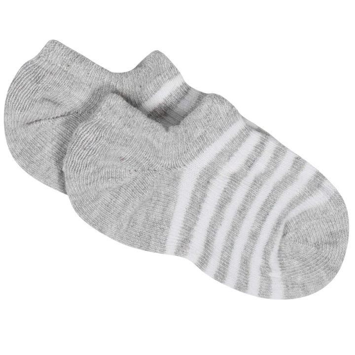 8-Pack Baby Boys' Stripes Wiggle-Proof® No Show Socks-Gerber Childrenswear