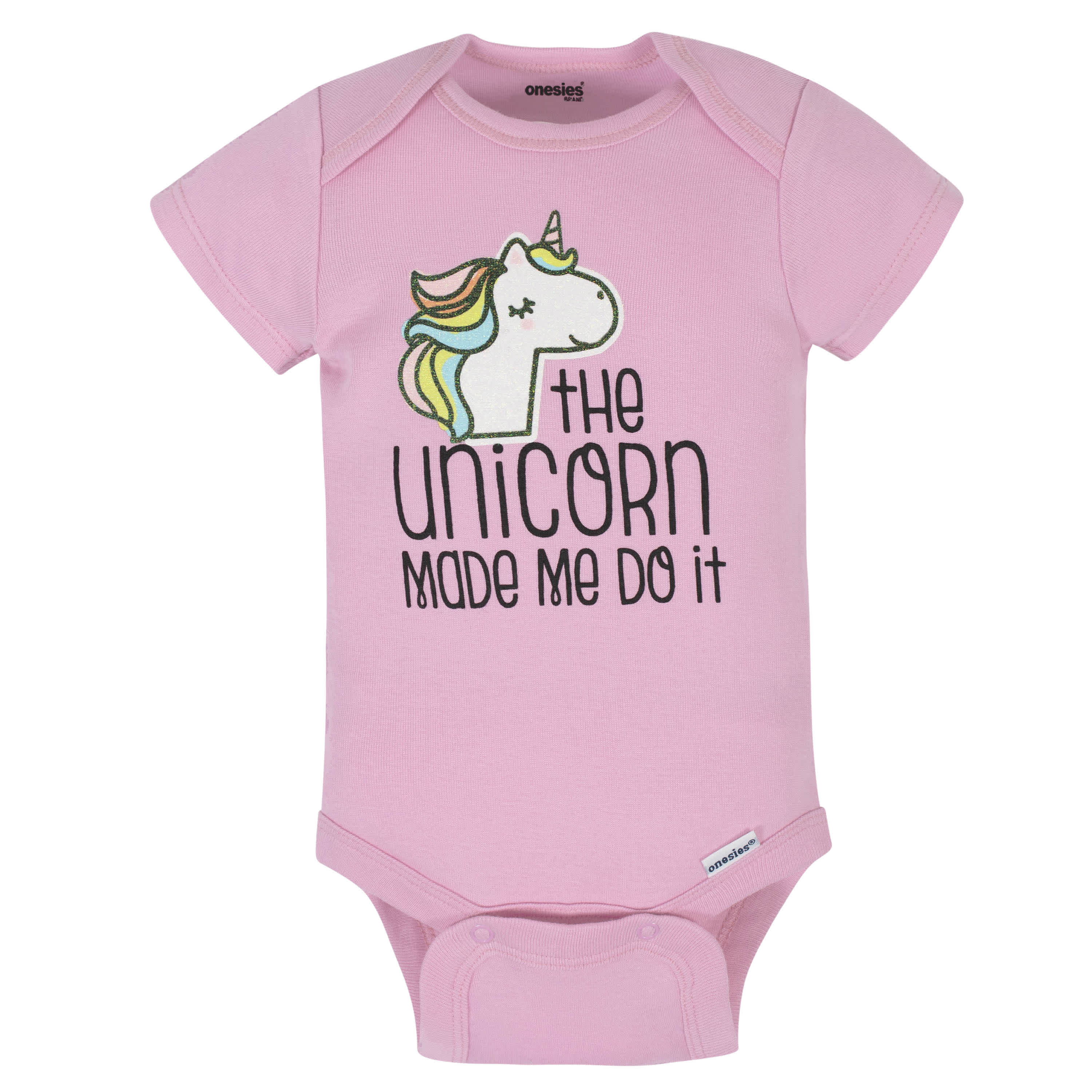 6 Piece Baby Girls Unicorn Onesies Brand Bodysuits Pants Set Gerber Childrenswear