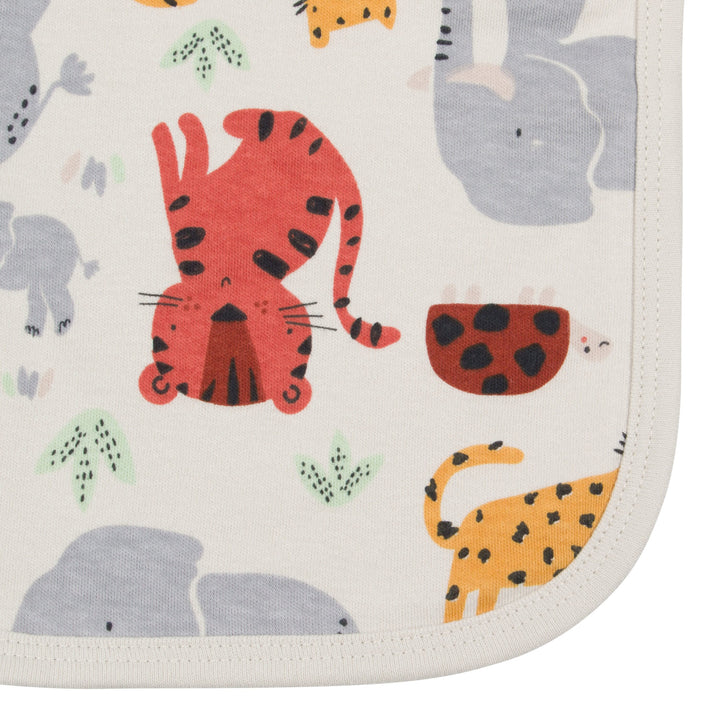 4-Pack Baby Boys Safari Terry Burpcloths