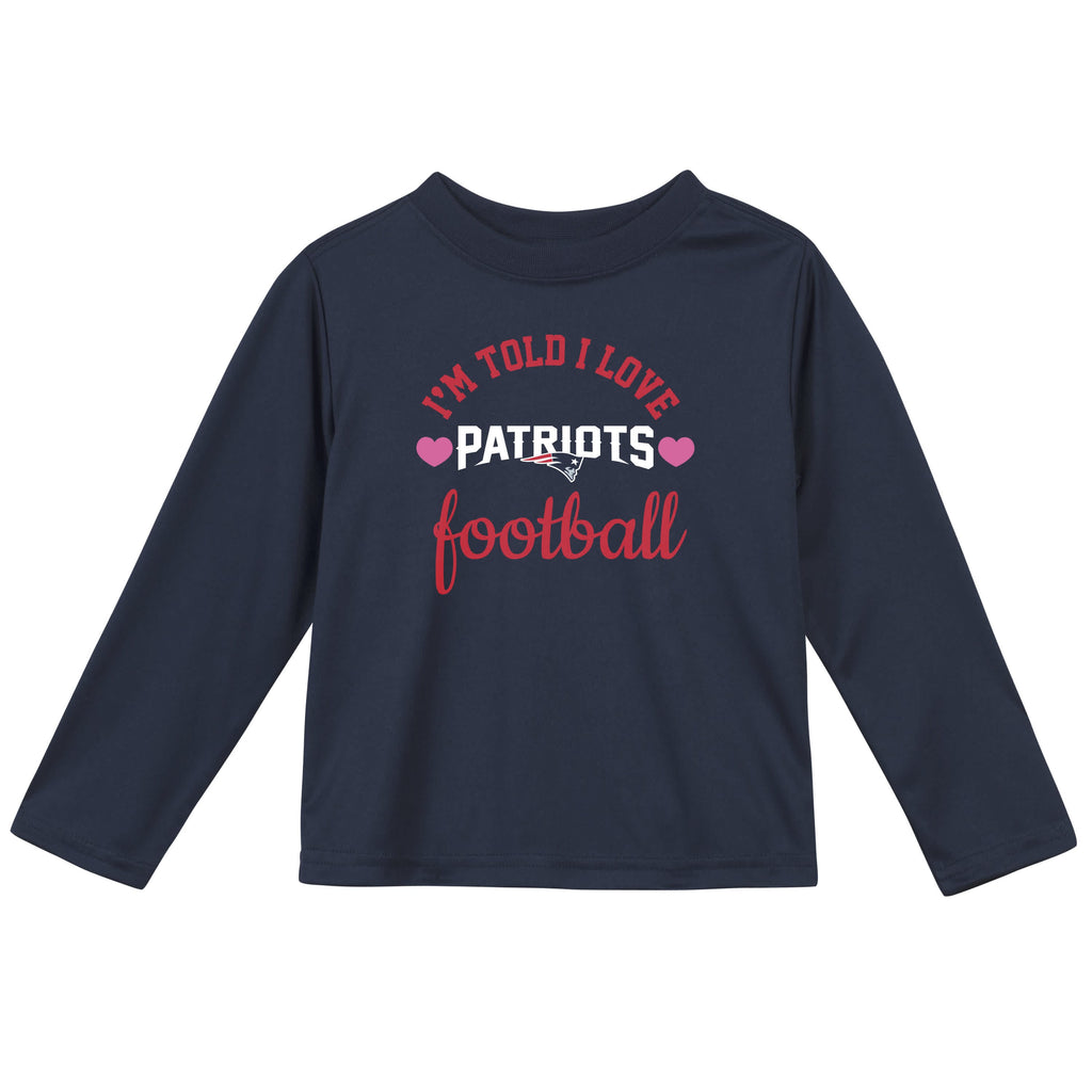 Lids New England Patriots Toddler Team Logo Long Sleeve T-Shirt - Red