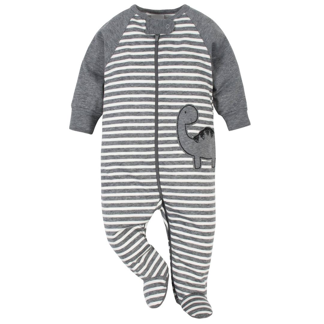 4-Piece Baby Boys Fox Onesies® Bodysuits & Sleep 'N Play Set-Gerber Childrenswear